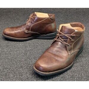 Johnston Murphy Men's Copeland Chukka Brown Sheepskin Boots Size 8 M